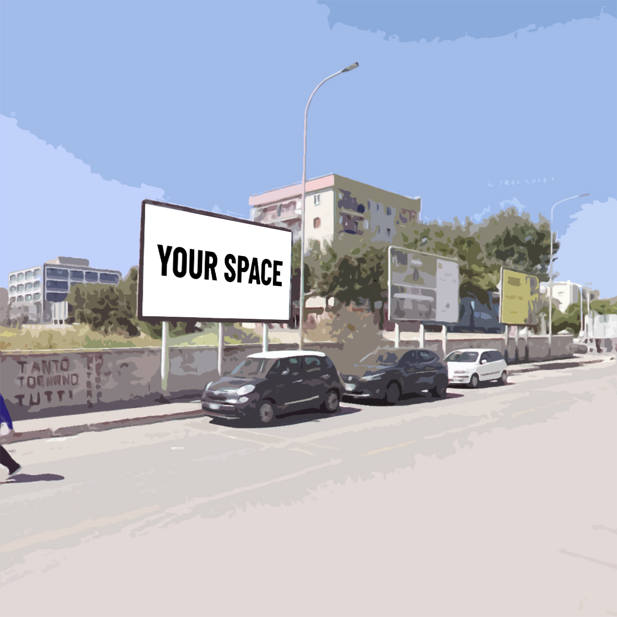 SPAZIO PUBBLICITARIO 600 x 300 Via Palmiro Togliatti (MONOPOLI) Dal 19/10/2026 al 01/11/2026 14 giorni